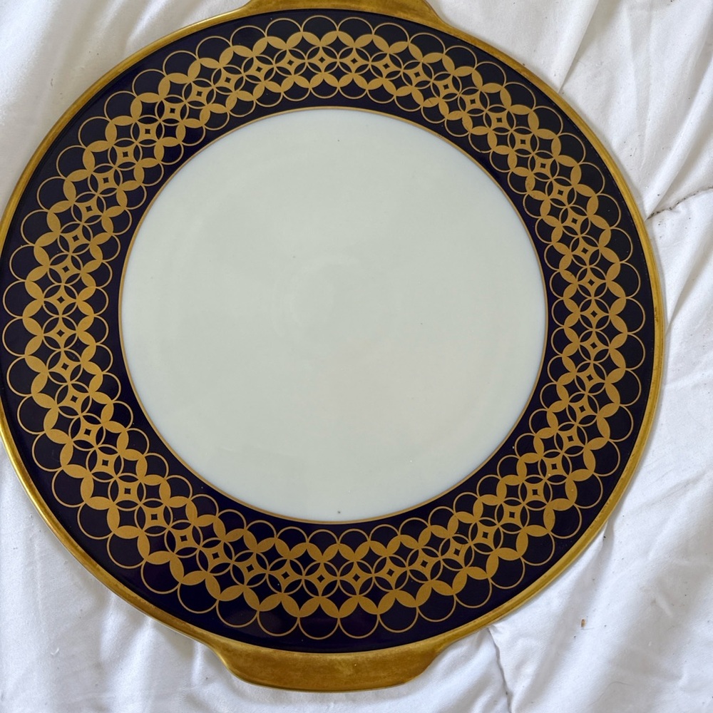 ECHT cobalt pr barvaria /germany Elegant Gold and Black or dark navy Serveware